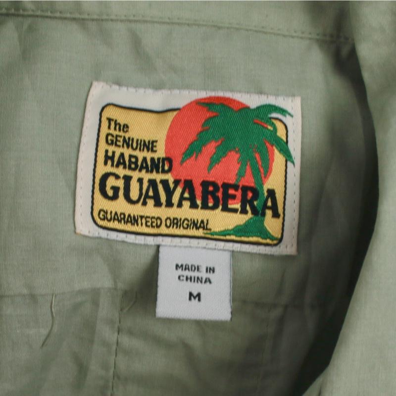 HABAND Guayabera 半袖 キューバシャツ M 古着 【メール便可