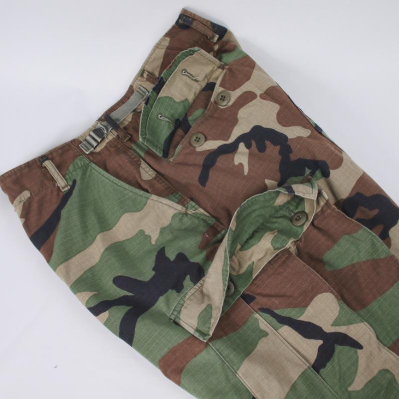 MILITARY（ミリタリー） 米軍 ウッドランドカモ BDU パンツ MR W34L30 