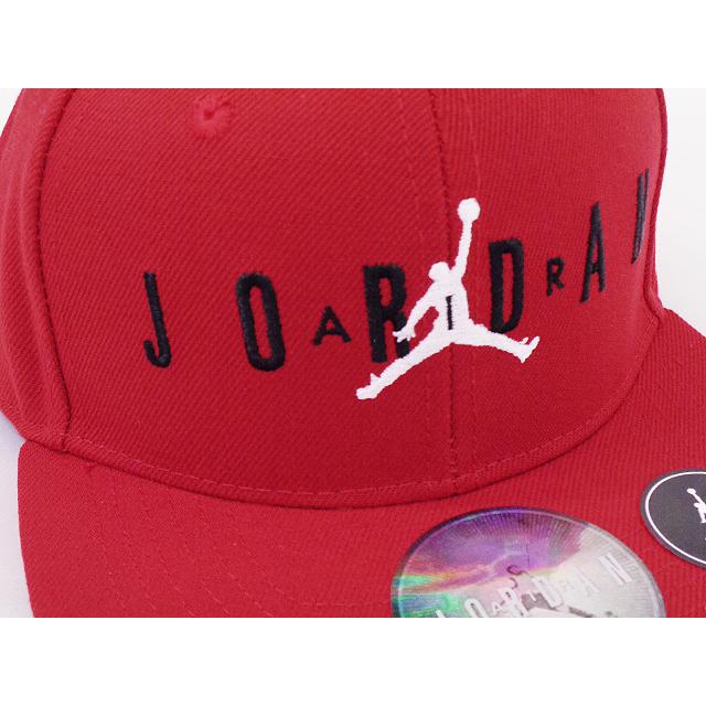 セール! キッズ 子供用 ジョーダン スナップバックキャップ Jordan Snapback Cap Kids チャイルドサイズ 帽子　赤黒白  BA598｜hooptown｜02
