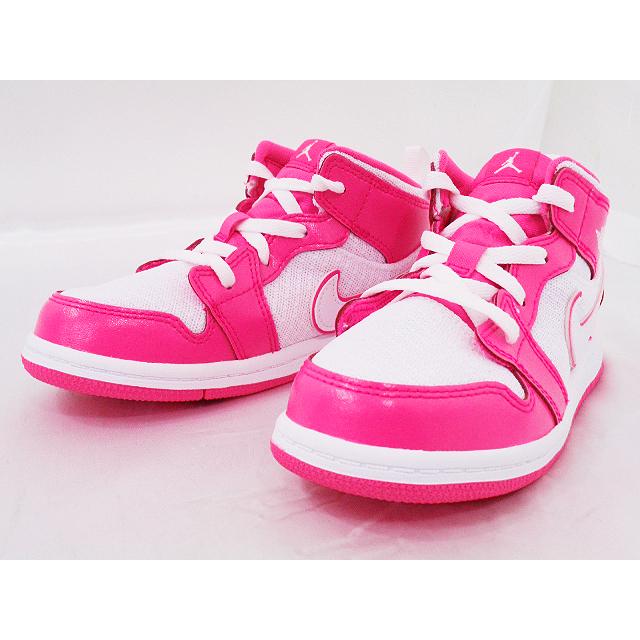ベビー Jordan 1 Mid Td ジョーダン シューズ 靴 スニーカー 赤ちゃん 子供用 白ハイパーピンク 箱なし 3 3 Hoop Town 通販 Yahoo ショッピング
