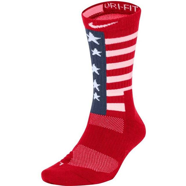 ナイキ Nike Elite Usa Basketball Crew Socks バスケットボール クルー 靴下 赤白紺 Mサイズ ドライフィット Bk356 Bk356 Hoop Town 通販 Yahoo ショッピング