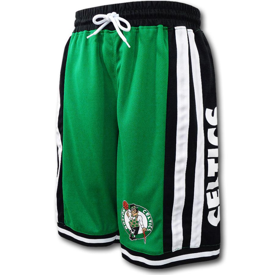 メンズ Nba ボストン セルティックス バスケットボールショーツ Unk Boston Celtics Shorts アンク バスパン 緑黒白 Bn722