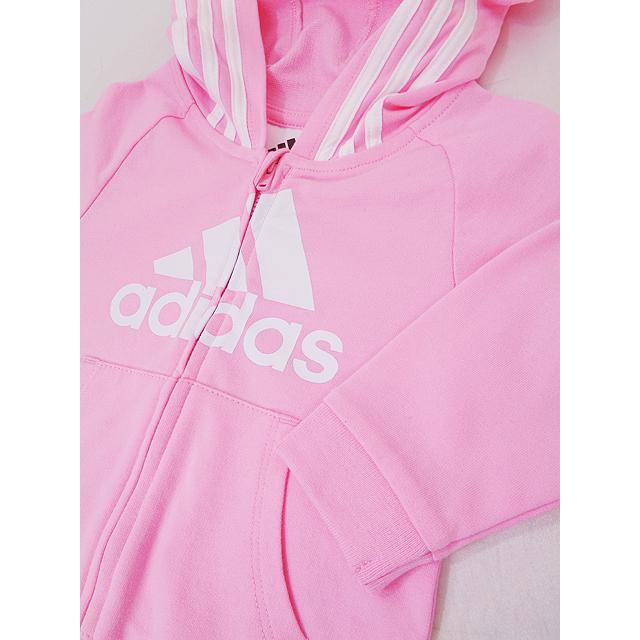 信頼 Girls Baby アディダス Hooded Adidas ベビーロンパース カバーオール Coverall ベビー ロンパース カバーオール Istccorp Com