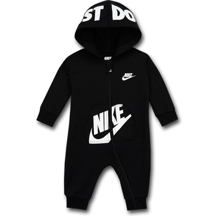 べビー ナイキ フード付き カバーオール Nike Futura Infant Coverall ベビー服 赤ちゃん 黒白 By031 By031 Hoop Town 通販 Yahoo ショッピング