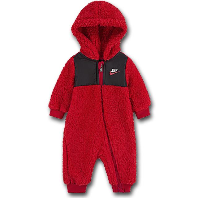 べビー ナイキ もこもこ カバーオール Nike Sherpa Infant Coverall ベビー服 赤ちゃん 赤黒白 By064 By064 Hoop Town 通販 Yahoo ショッピング