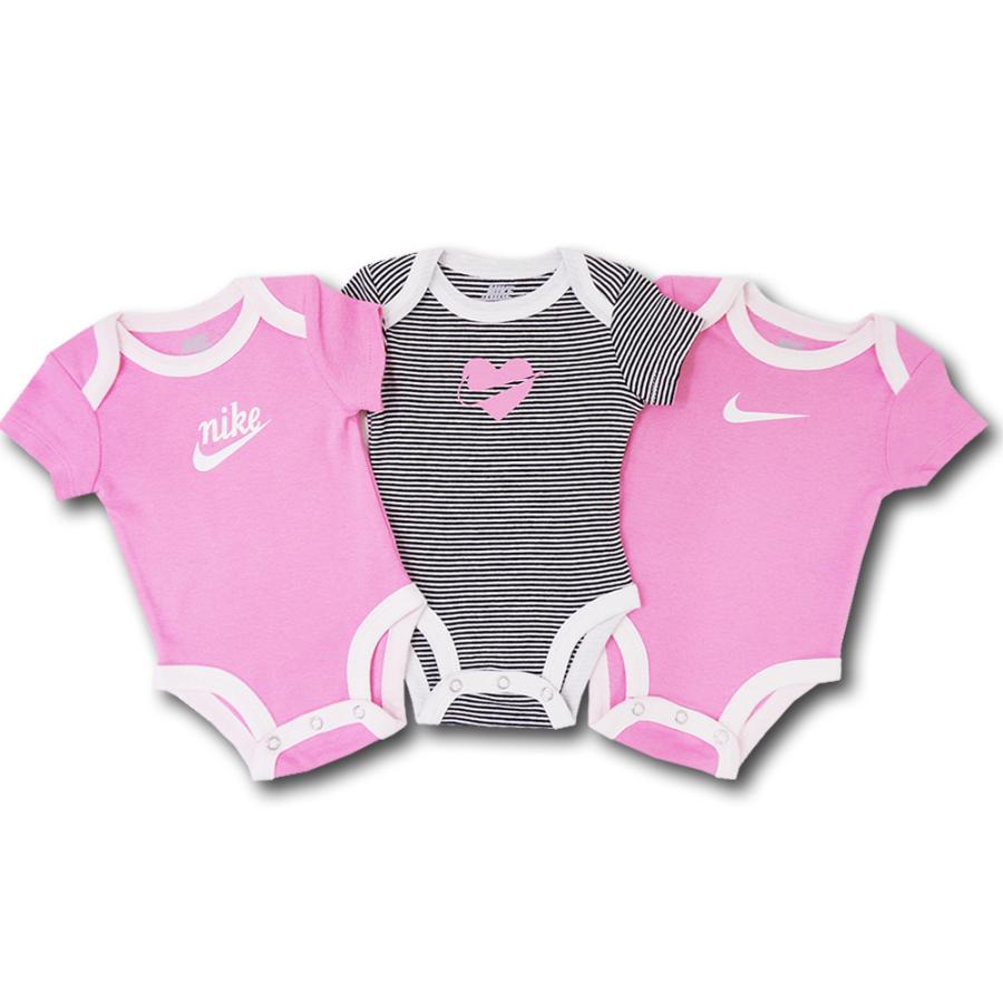 ベビー ナイキ ロンパース 3枚セット Nike Infant Romper 3 Piece Set 赤ちゃん ベビー服 ピンク黒 By129 By129 Hoop Town 通販 Yahoo ショッピング