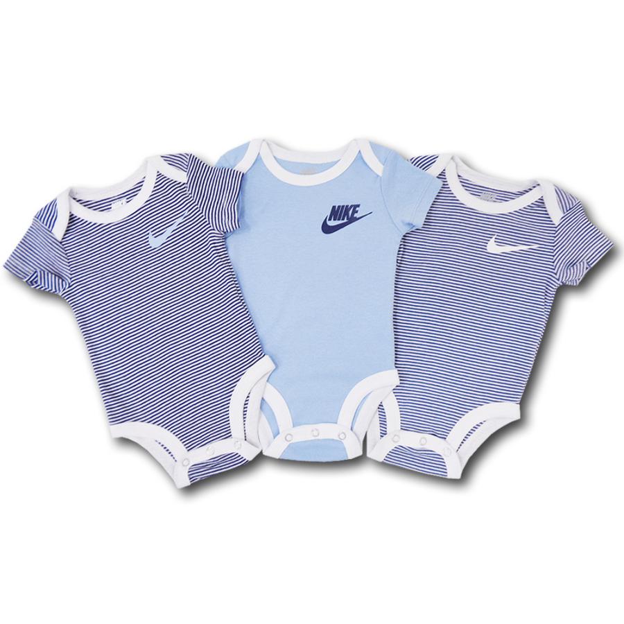 ベビー ナイキ ロンパース 3枚セット Nike Infant Romper 3 Piece Set 赤ちゃん ベビー服 紺水色 By130 By130 Hoop Town 通販 Yahoo ショッピング