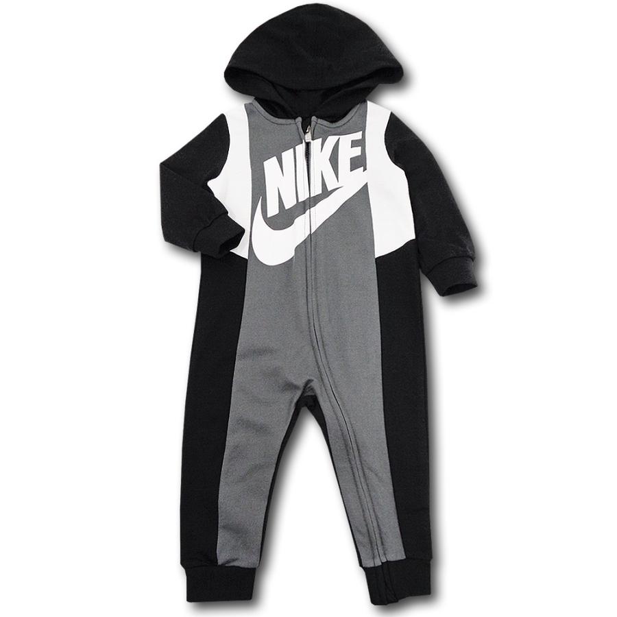 ベビー ナイキ フード付き カバーオール Nike Infant Coverall ベビー服 赤ちゃん 黒ダークグレー白 By219 By219 Hoop Town 通販 Yahoo ショッピング