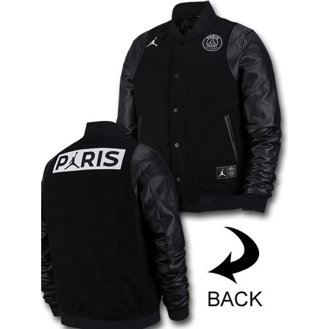 限定入荷 Jordan X Psg Paris Saint Germain Varsity Jacket ジョーダン パリ サンジェルマン レザー ジャケット 黒白 Hj852 Hj852 Hoop Town 通販 Yahoo ショッピング