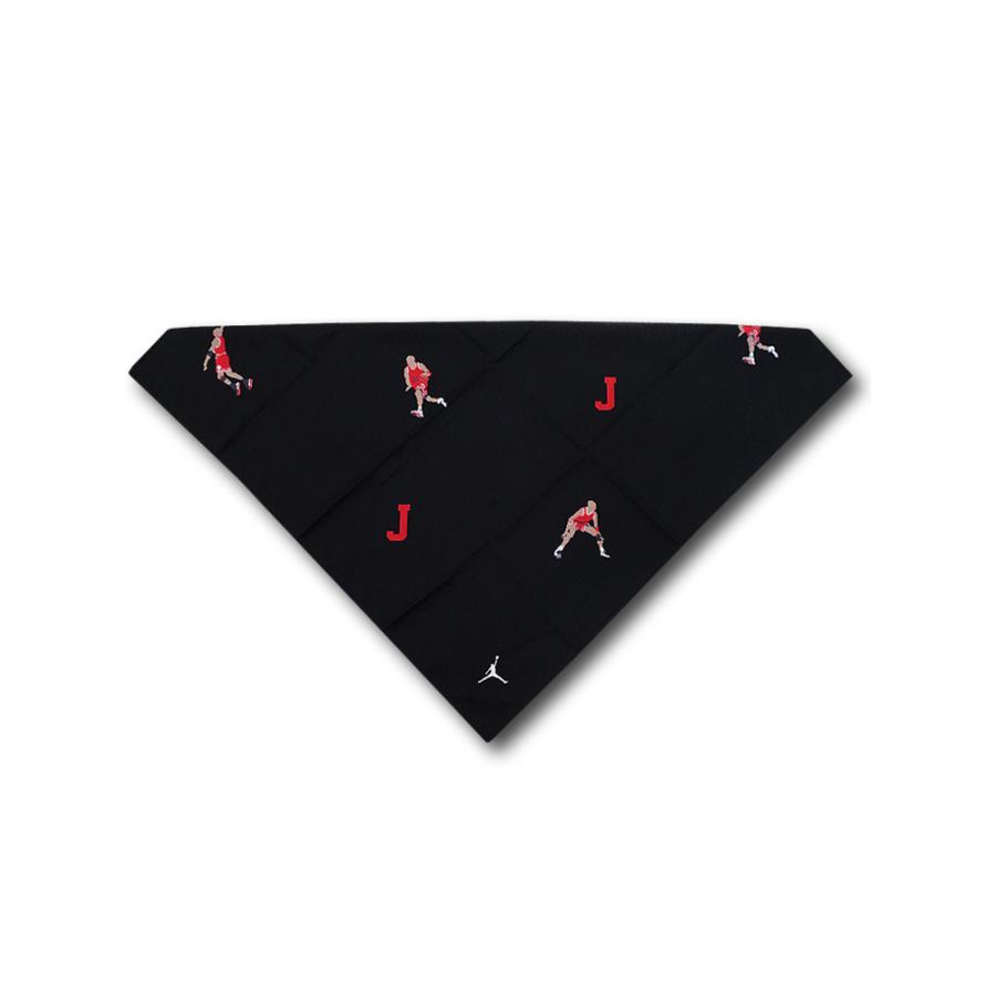 セール！ ジョーダン バンダナ Jordan Dri-FIT Bandana　黒白赤ドライフィット HO796｜hooptown