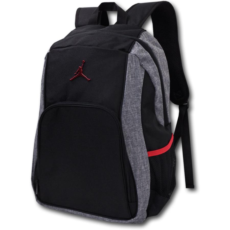 black and white jordan backpack