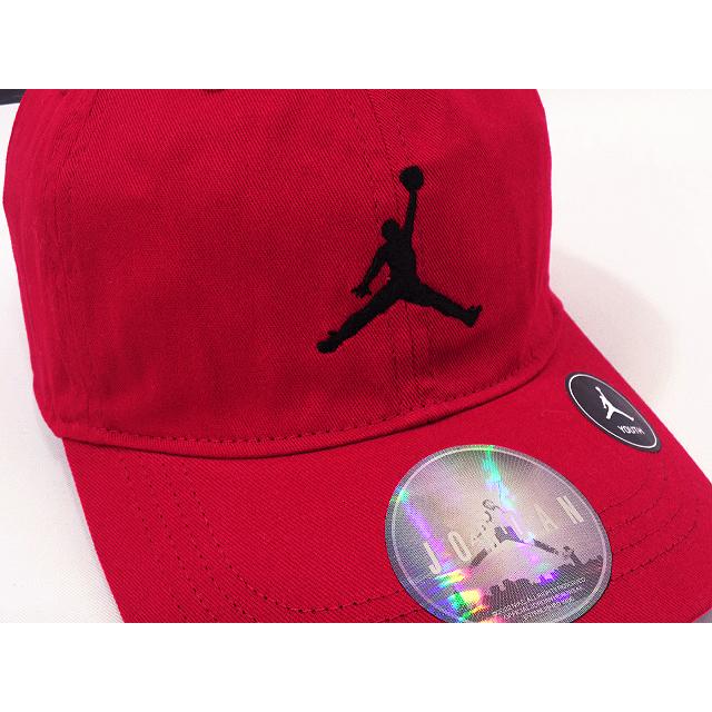 ジュニア ジョーダン アジャスタブルキャップ Jordan Cap キッズ 帽子　赤黒 KC852｜hooptown｜02