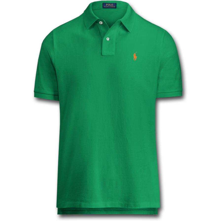 メンズ ラルフローレン ポロシャツ Polo Ralph Lauren Classics Polo Shirt 緑オレンジ Ko451 Ko451 Hoop Town 通販 Yahoo ショッピング
