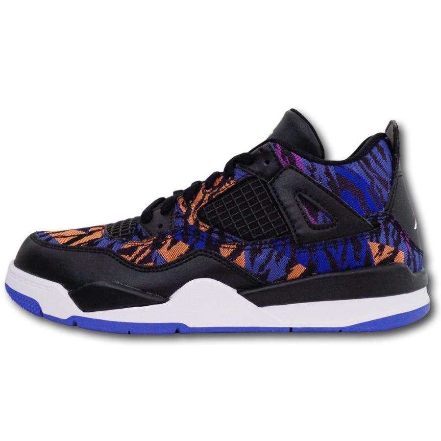 キッズ ジュニア Air Jordan 4 Retro Se Ps Tiger Camo エアジョーダン レトロ Iv 黒白ラッシュバイオレット Ks608 Supersport Tn