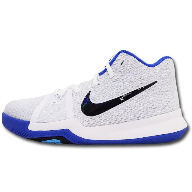 キッズ ジュニア Nike Kyrie 3 Ps ナイキ カイリー バッシュ 白黒ハイパーコバルト Ks628 Ks628 Hoop Town 通販 Yahoo ショッピング