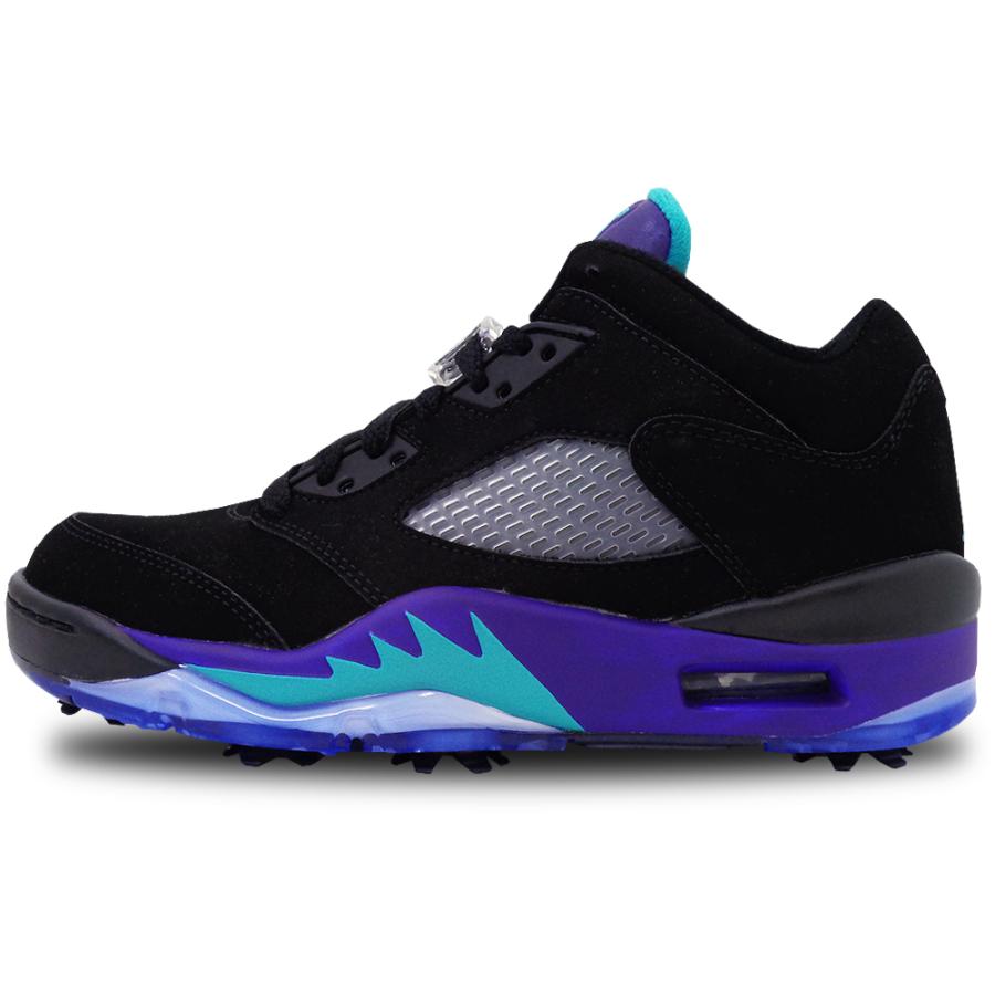 レディース キッズ Air Jordan V Low Golf Shoes エアジョーダン 5 ゴルフシューズ 黒グレープ 箱なし Ks745 Ks745 Hoop Town 通販 Yahoo ショッピング