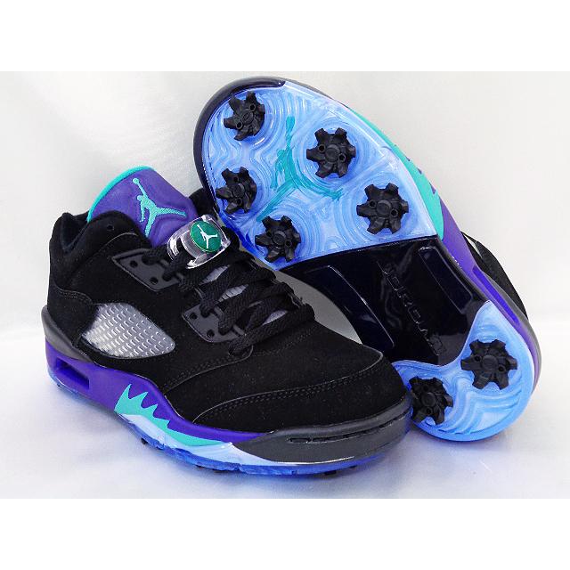 レディース キッズ Air Jordan V Low Golf Shoes エアジョーダン 5 ゴルフシューズ 黒グレープ 箱なし Ks745 Ks745 Hoop Town 通販 Yahoo ショッピング
