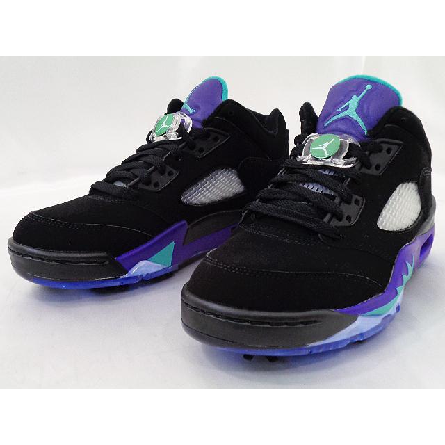 レディース キッズ Air Jordan V Low Golf Shoes エアジョーダン 5 ゴルフシューズ 黒グレープ 箱なし Ks745 Ks745 Hoop Town 通販 Yahoo ショッピング
