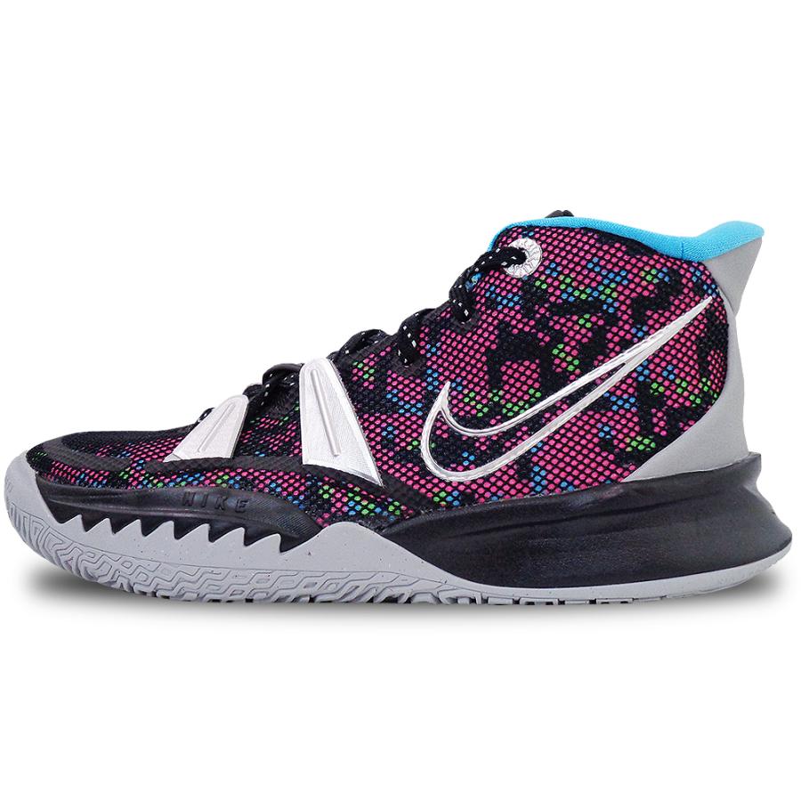 キッズ ジュニア Nike Kyrie 7 Gs Pixel Camo ナイキ カイリー アービング バスケットシューズ バッシュ 黒メタリックシルバー 箱なし Ks802 Ks802 Hoop Town 通販 Yahoo ショッピング