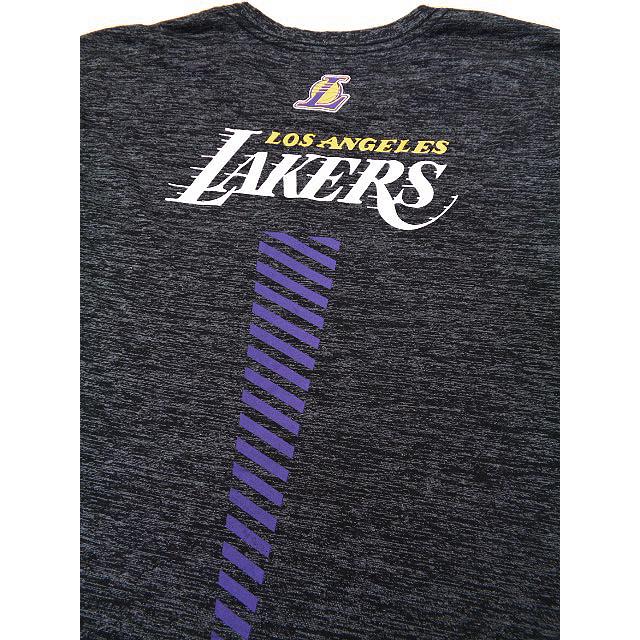 UNK NBA Los Angeles Lakers ロサンゼルス レイカーズ トレーニング Tシャツ トレーニングシャツ ダークグレー黄色  NB538 :NB538:HOOP TOWN - 通販 - Yahoo!ショッピング