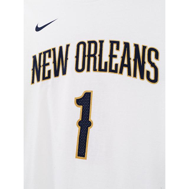 メーカー直送 ジュニア ナイキ Nba ペリカンズ ザイオン ウィリアムソン Tシャツ Nike Zion Williamson New Orleans Pelicans T Shirt キッズ ユース 白紺ゴールド Nk424 Babylonrooftop Com Au