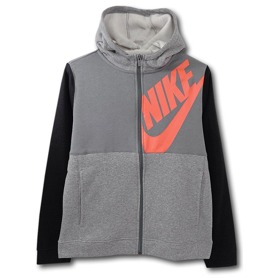 ジュニア ナイキ パーカー Nike Zip Up Hoodie キッズ ジップアップ 灰黒ブライトクリムゾン Ok021 Ok021 Hoop Town 通販 Yahoo ショッピング