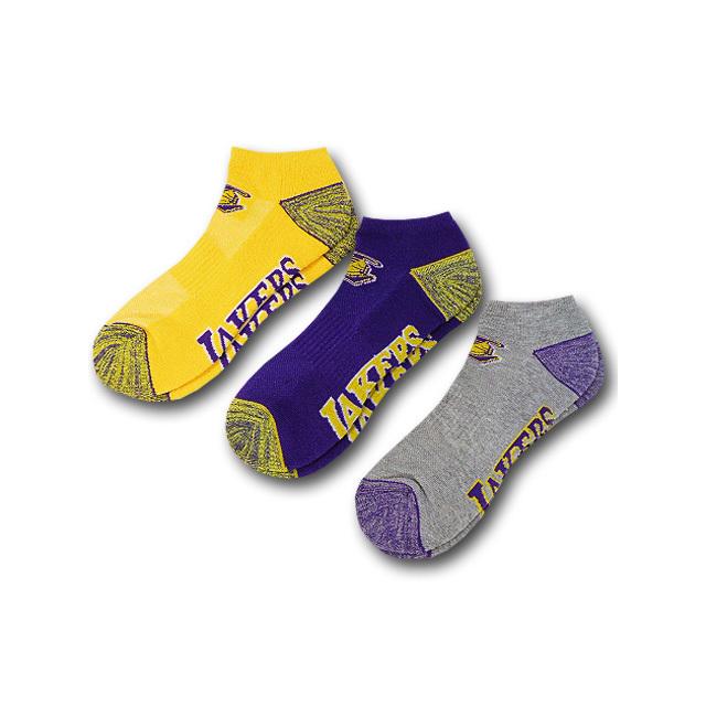 第1位獲得 Nba ロサンゼルス レイカーズ ローカットソックス 3足セット Unk Los Angeles Lakers No Show Socks アンク 靴下 27 30cm 紫黄色灰 Ss222 Quran Unv Edu Sd
