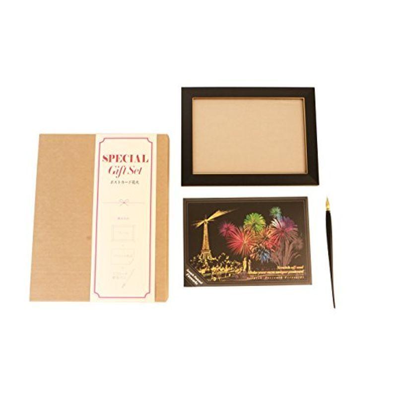 ラゴデザイン スペシャルギフトセット ポストカード花火 Gsp Fw スクラッチポストカード4枚入 額縁 スクラッチペン 日本正規品 その他 ペーパークラフト用品 Myleet Com