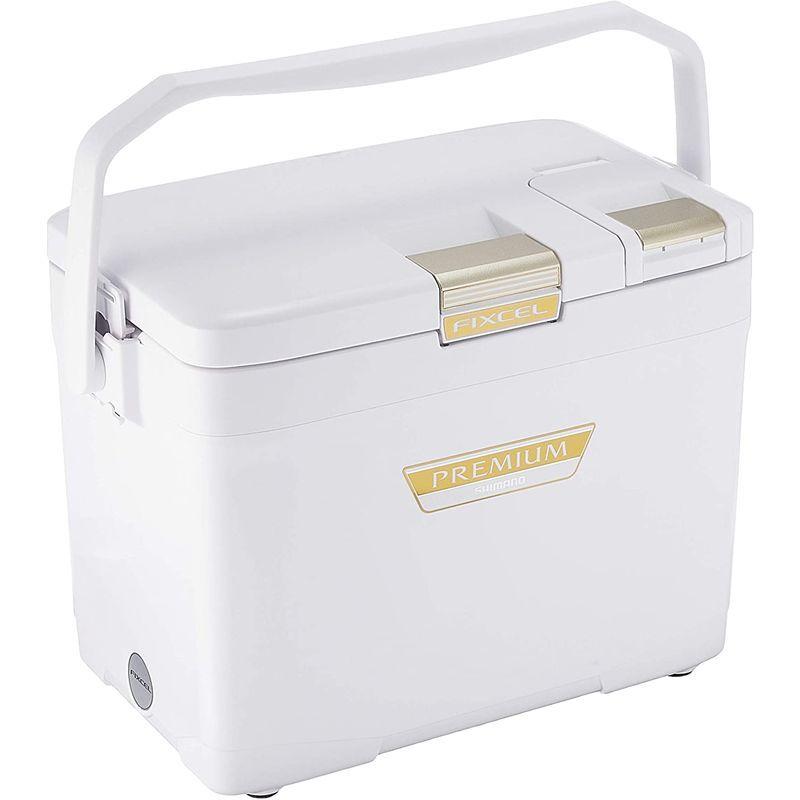 アイボリー×レッド シマノ(SHIMANO) クーラーボックス 小型 12L