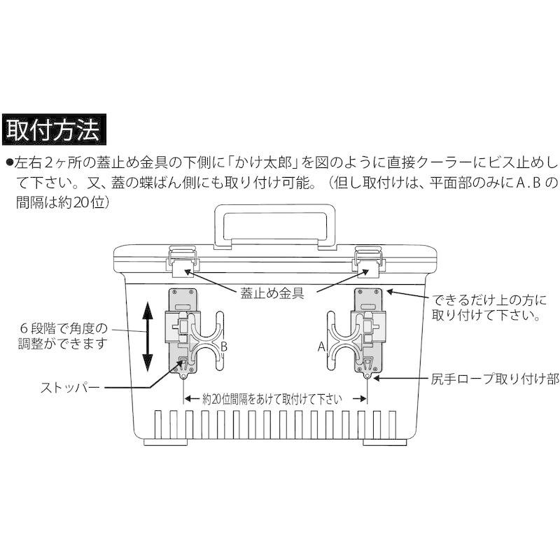 予約 第一精工ロッドホルダー取り付け機 第一精工ロッドホルダー(竿受け) カケ太郎1号 釣り ブラック