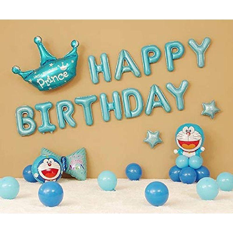 ドラえもん 誕生日 飾り付け 可愛い ブルー 子供 男の子 女の子 スター Happy Birthday ガーランド クラウン 蝶結び バル Hooyuuhome2号店 通販 Yahoo ショッピング