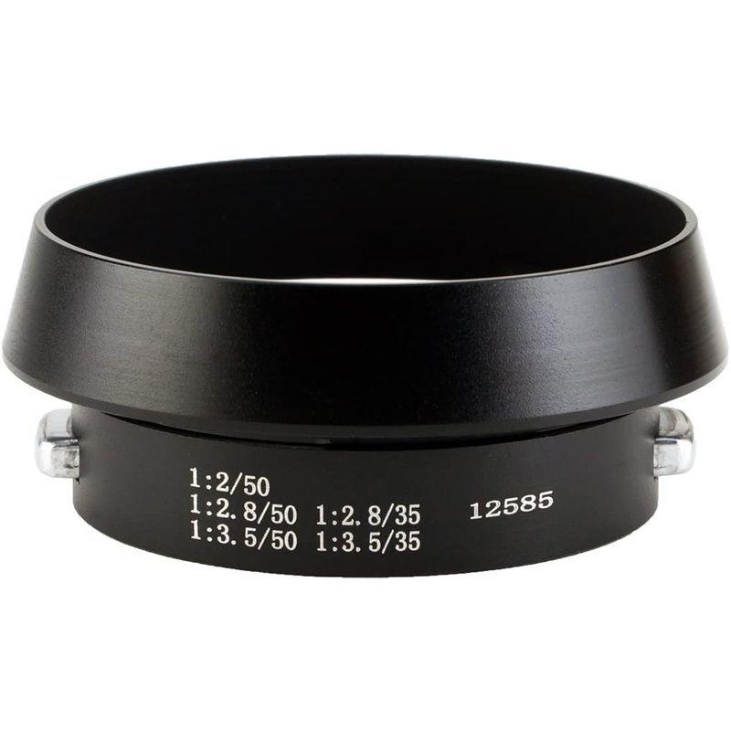 レンズフード ライカ LEICA M型用 金属製 (12585 / 黒) 50mm F2 / 50mm