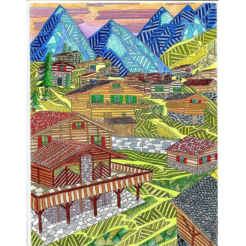 カランダッシュ Cda 塗リ絵ブック コロリアージュ 454 0 ぬりえ 最新 Www 22brasil Org Br