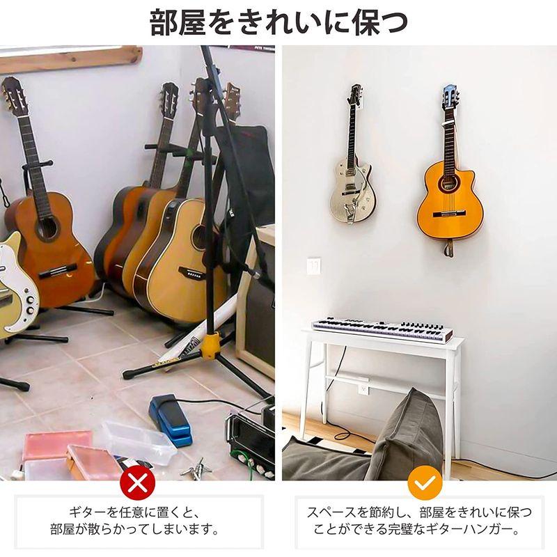 ○送料無料○ ギターハンガー スタンド 壁掛け フックホルダー 取付アンカー付き アコギ ギターハンガー スタンド 壁掛け フックホルダー 取付アンカー付き アコギ