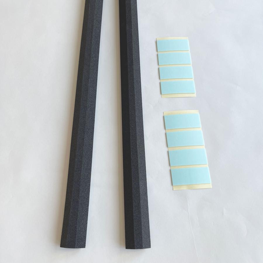 コーナーガード クッション 2本入り L字型 25×25（黄・グレー・黒・青