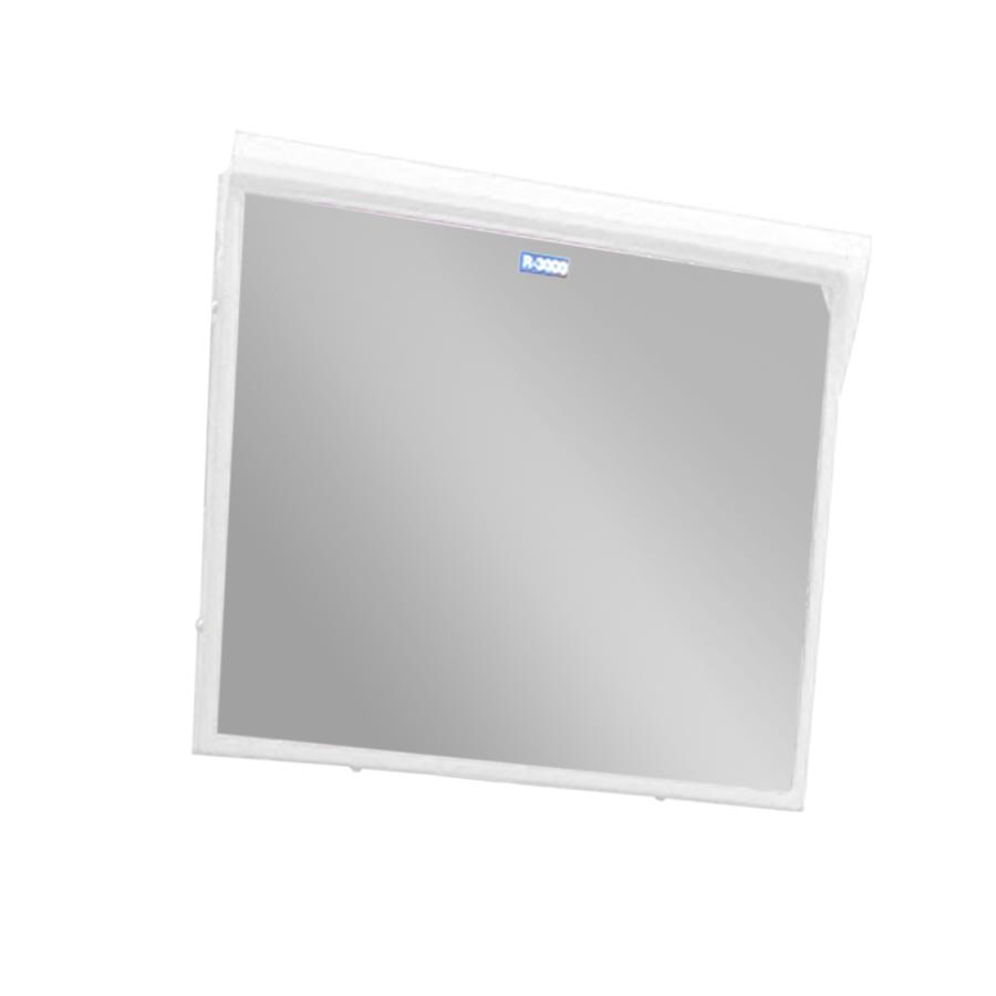 カーブミラー 安全ミラー 角型 600×800 ポール用取付金具付き 一面鏡