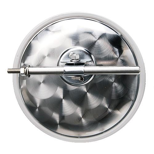 バックショットミラー ロードビューミラー 平面 グレー 丸型 210φ