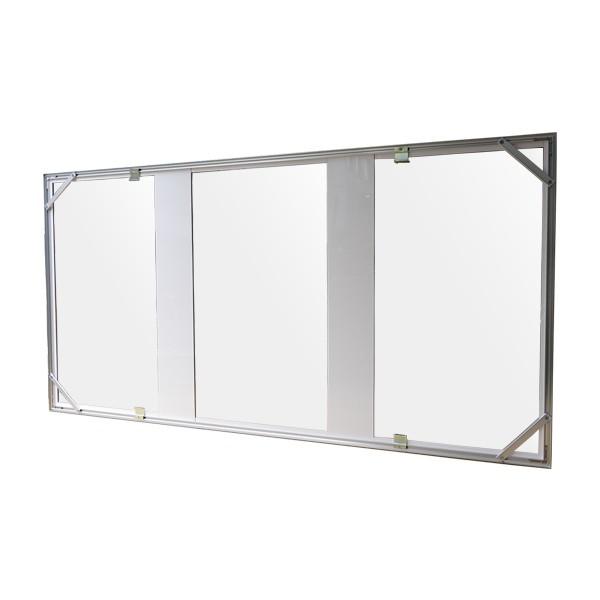 車両用確認ミラー 軽量 ステンレス製ミラー 900×1800×厚み18mm 壁面