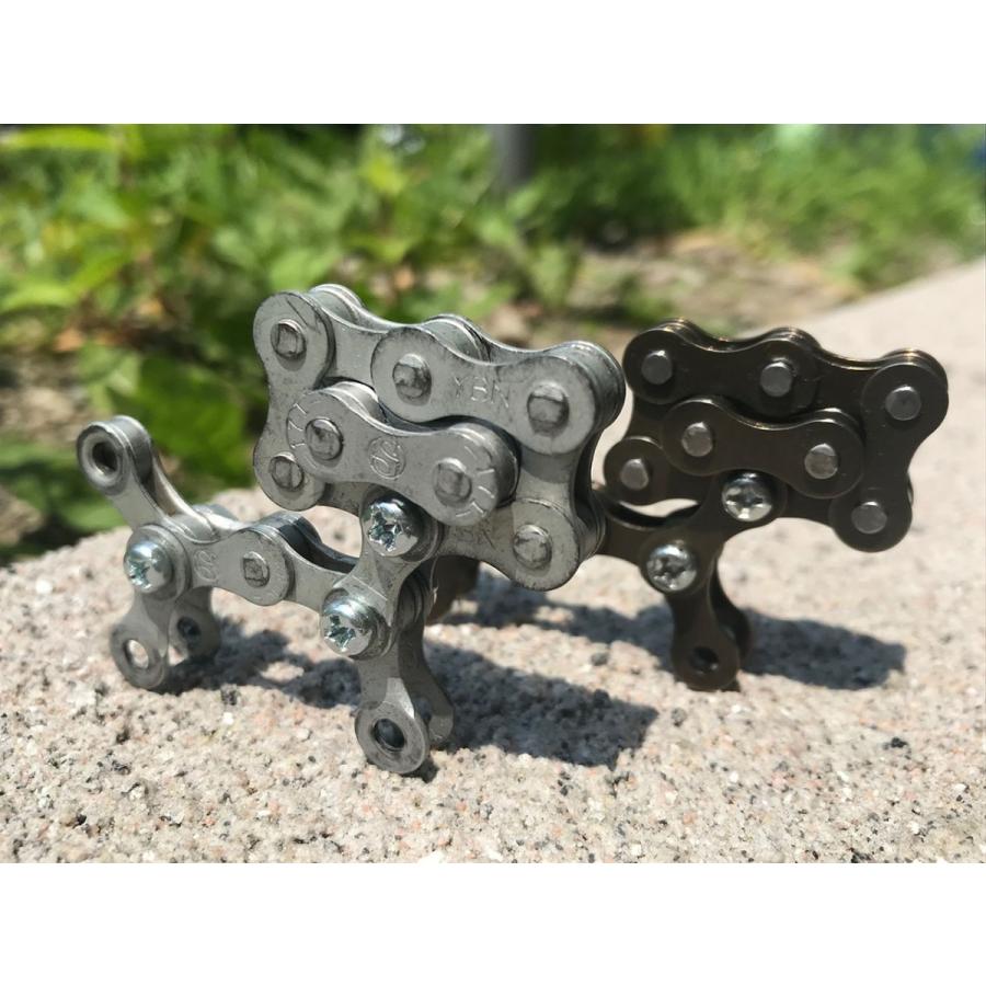 インテリア小物 自転車 チェーン 犬 オシャレ シンプル パーツ チェーン犬ジョン（メタル） john001 |  | 02