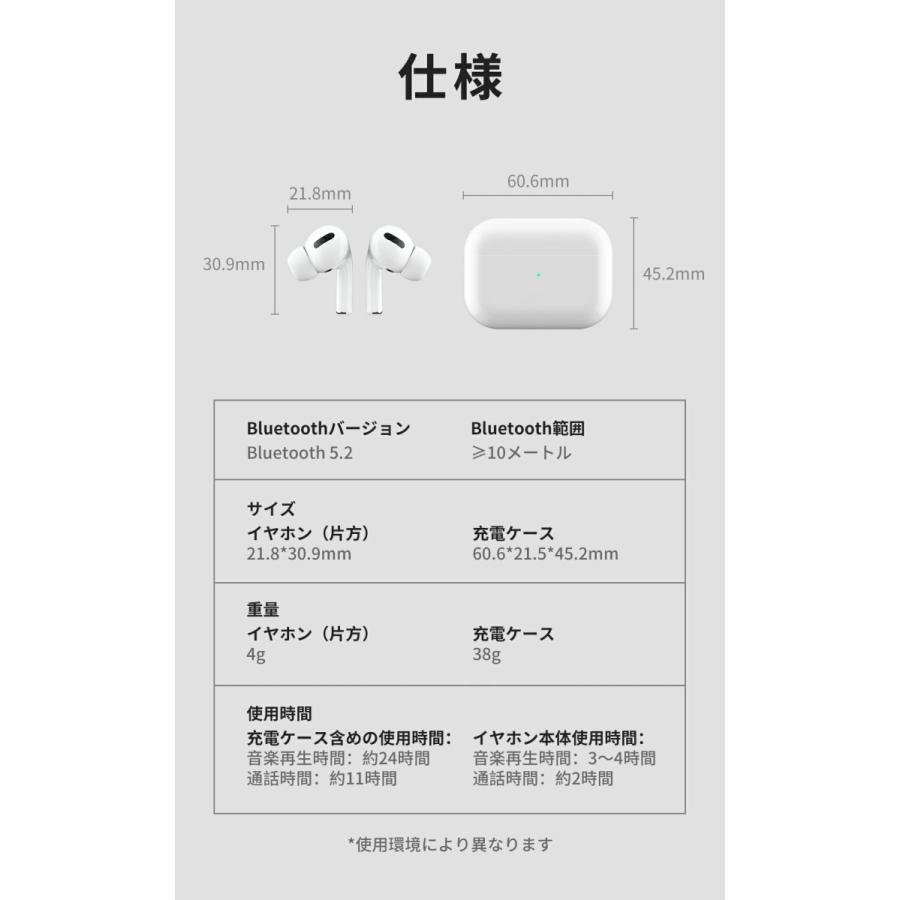 ワイヤレスイヤホン イヤホン 高音質HiFi  ノイズキャンセリング 片耳モード 防水 スポーツ 左右分離型自動ペアリング 超PayPay祭 プレゼント 初売り｜hope1993｜13