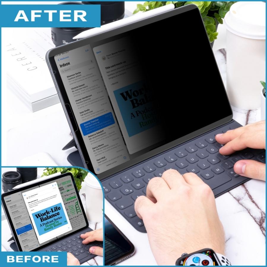 AYAKI iPad Air4 10.9inch/iPad Pro 11inch マグネット式 覗き見防止