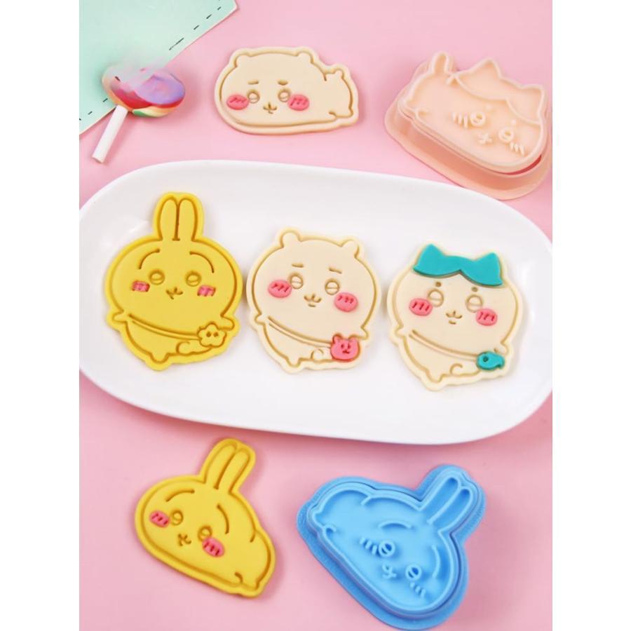 クッキー型用画像 6枚入り ちいかわ クッキー型 クッキー型抜き ビスケットDIY焼き型