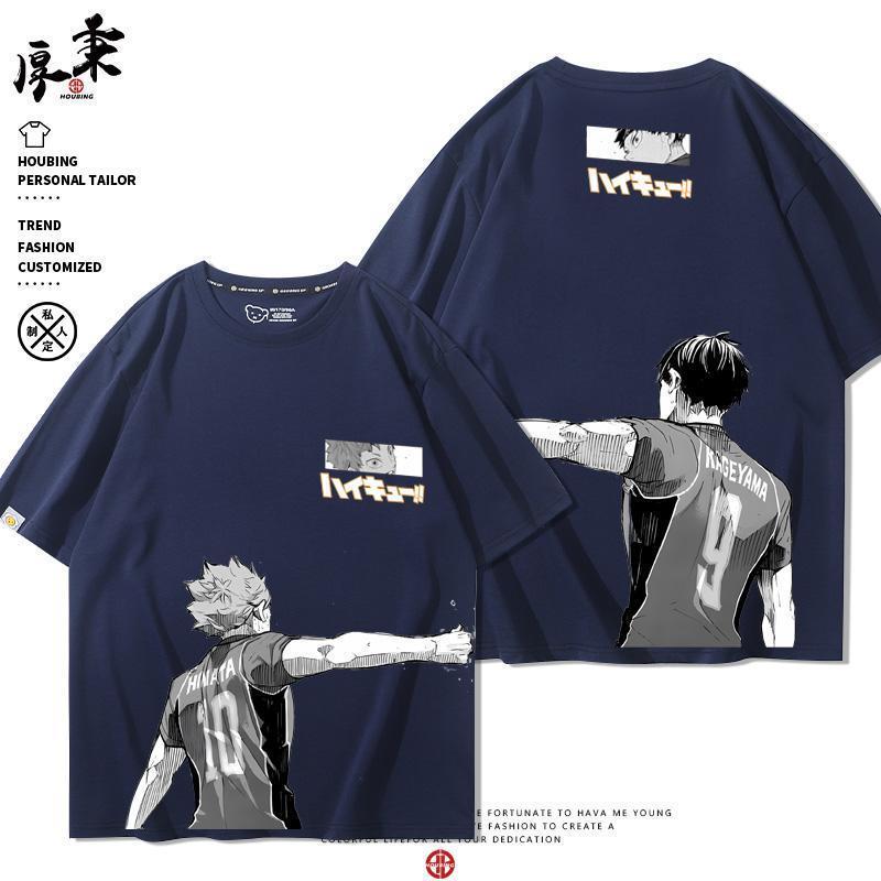 ハイキュー Tシャツ 半袖 日向翔陽 及川徹 影山飛雄 夏服 グッズ ハイキュー Tシャツ 半袖 日向翔陽 及川徹 影山飛雄 夏服 グッズ