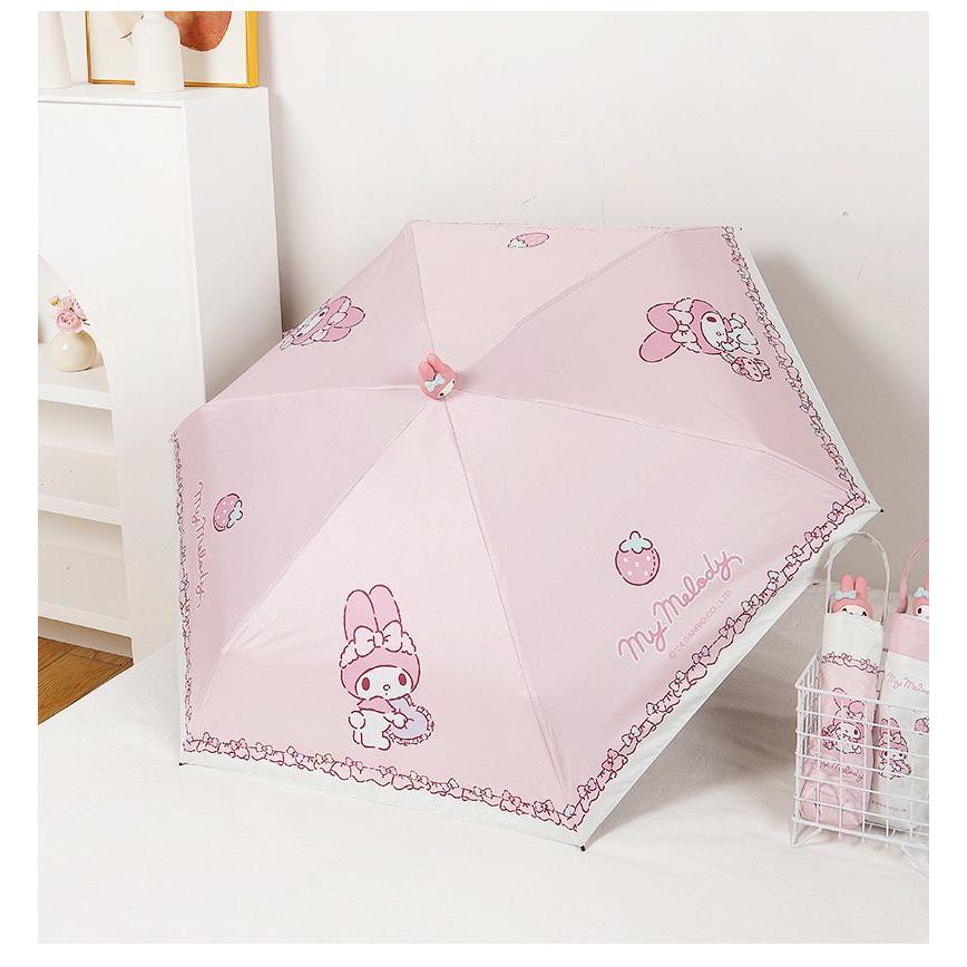 マイメロ 傘 キャラクター 日傘 立体 折りたたみ傘 UVカット マイメロ 傘 キャラクター 日傘 立体 折りたたみ傘 UVカット