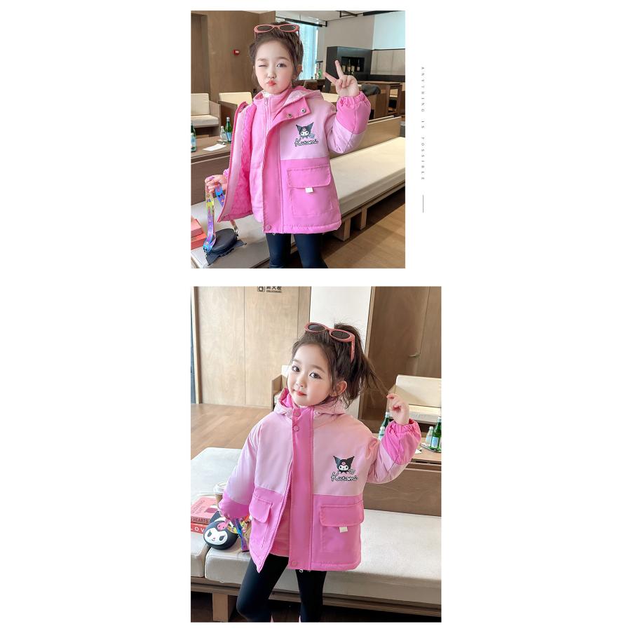 クロミちゃん マイメロ 秋冬服 子供服 ジャケット コート 子供 クロミちゃん マイメロ 秋冬服 子供服 ジャケット コート 子供