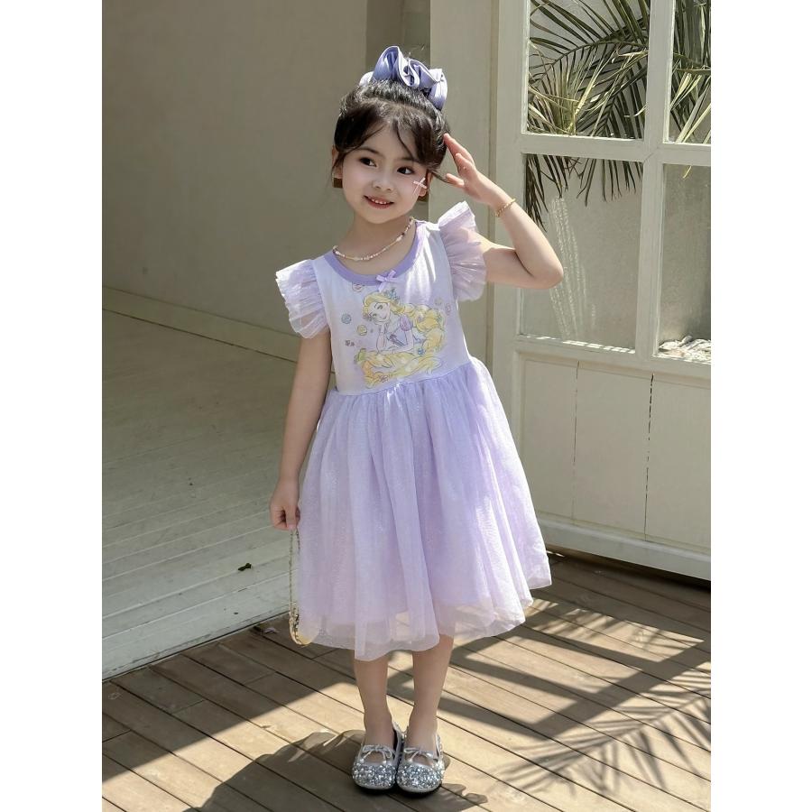 ワンピース アリエル アナと雪 キッズ お姫様 子供 女の子 ドレス 夏