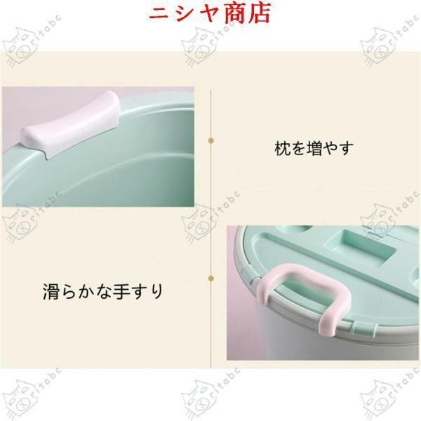 浴槽浴槽はどこにでも設置可能浴槽ポータブル浴槽すべての年齢層に適しています大人の子供ふた付きの看護浴槽丸型浴槽大人用浴槽家庭用浴槽プラスチック製浴槽節_14