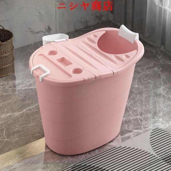 浴槽浴槽はどこにでも設置可能浴槽ポータブル浴槽すべての年齢層に適しています大人の子供ふた付きの看護浴槽丸型浴槽大人用浴槽家庭用浴槽プラスチック製浴槽節_6