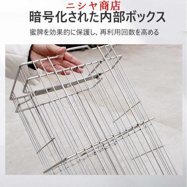 蜂蜜分離器 手動式 採蜜機 濾過ネット付と 大容量 ステンレス製 はちみつ 遠心分離機 3級濾過プログラム 分解可能でお手入れが簡単 濾過器 蜜こし器 蜂蜜抽出 養_4