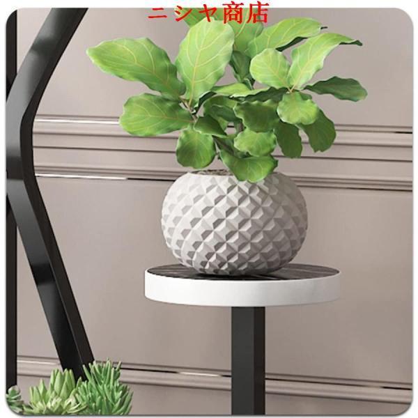 フラワースタンド 6段 室内 屋外 アイアン ハート型 金属 園芸ラック プランター ガーデン 大型 植物スタンド 花棚 盆栽 農業 資材 メンテナンス ツール 施工_13